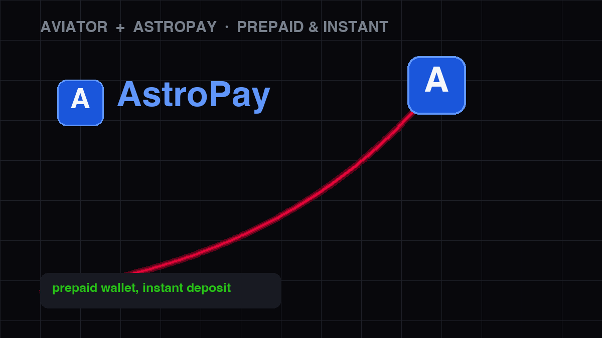 Recargar Aviator con AstroPay — billetera prepago, depósito instantáneo