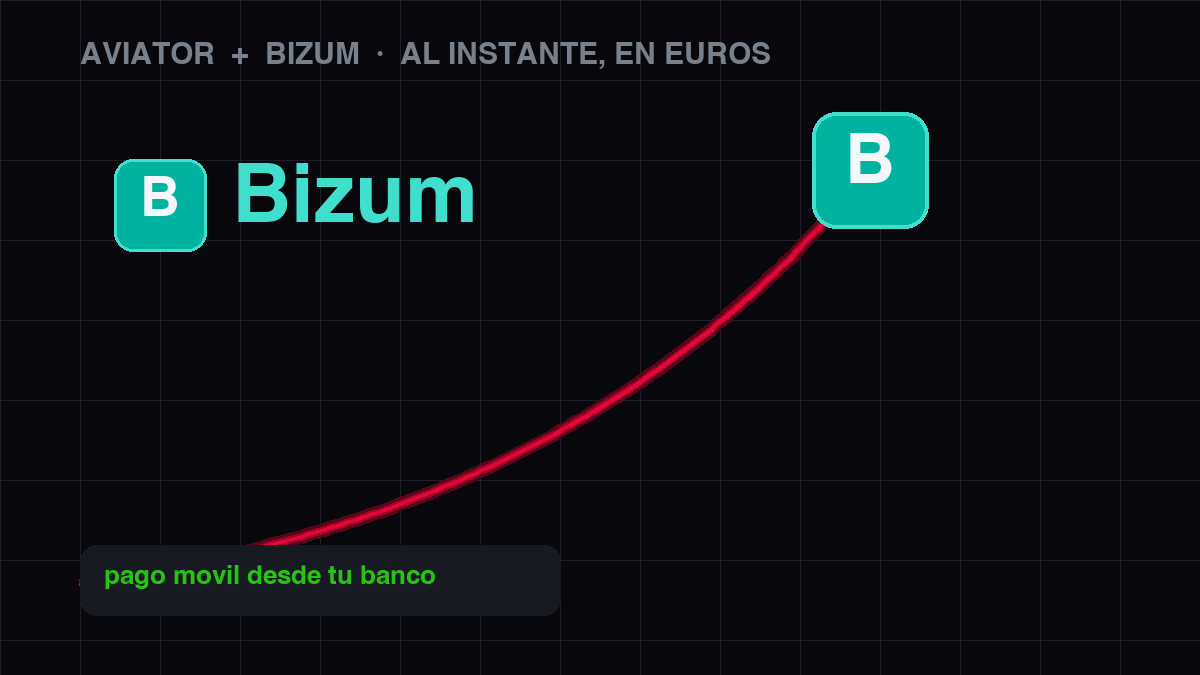 Recargar Aviator con Bizum — pago móvil instantáneo en euros