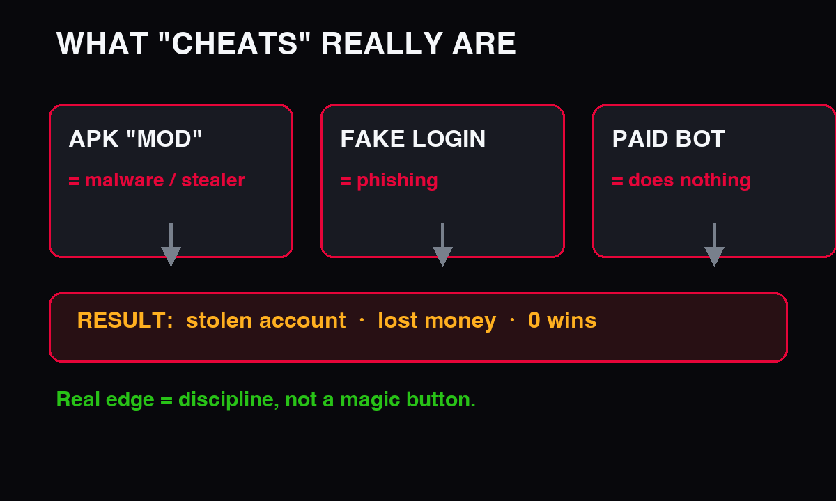 Qué hay realmente detrás de los trucos de Aviator — virus, phishing, bot vacío