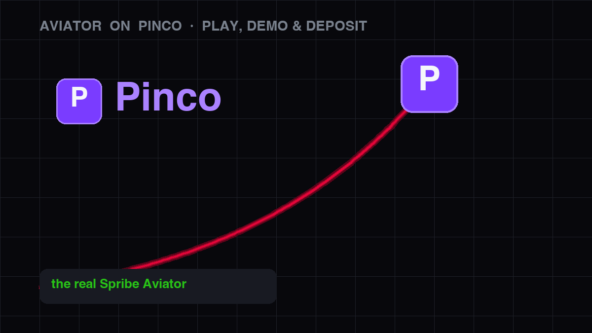 Грати в Aviator на Pinco — справжня гра Spribe